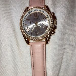 Rose gold watch pink watch